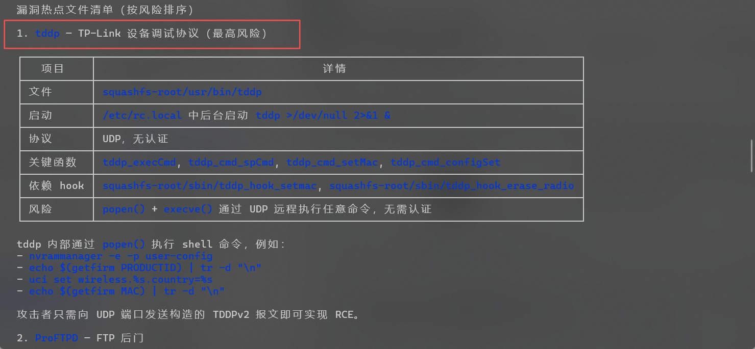 TDDP漏洞点文件