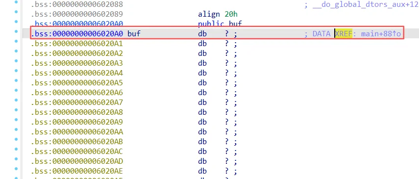 buf_address = 0x6020A0